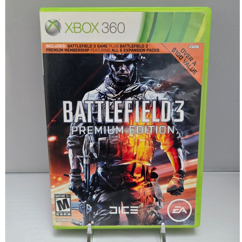 Battlefield 3 & 4 (W/ China Rising DLC) Bundle - Xbox 360 - Complete CIB 2 Games - Picture 1 of 16